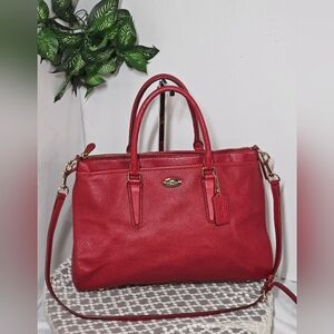 EUC Coach Morgan Satchel Pebble leather  Shoulder/Crossbody bag)